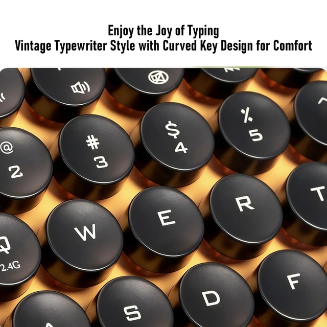 Alt view image 5 of 5 - LICAEVEY Wireless Keyboard and Mouse Combo, 85 Keys Bluetooth 2.4G Dual Mode Cordless Keyboard with Colorful Round Detachable Keycaps, for Wins Android Home Office Use