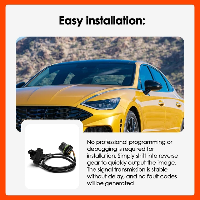 Alt view image 5 of 5 - 99240-L1000 Rear View Parking Assist Camera Fits for Hyundai Sonata 2020-2023