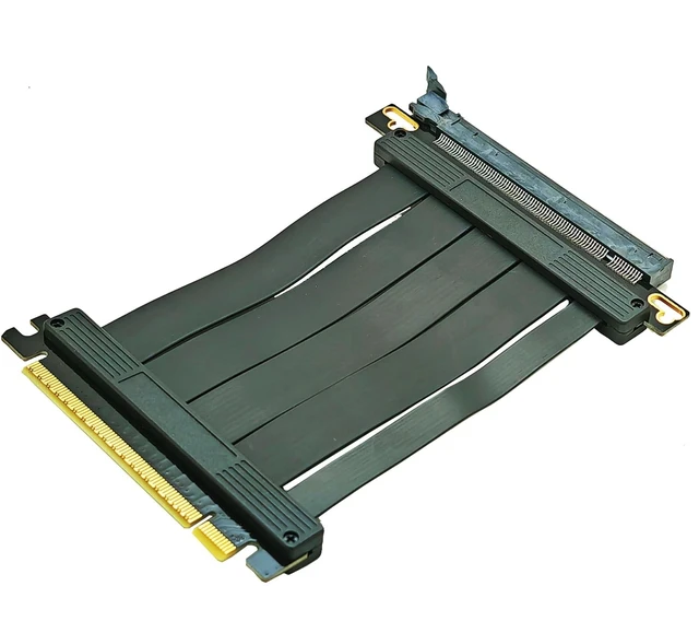 Alt view image 5 of 5 - Sintech 10cm PCI-e 5.0 X16 Riser Cable,PCIe Extension Card