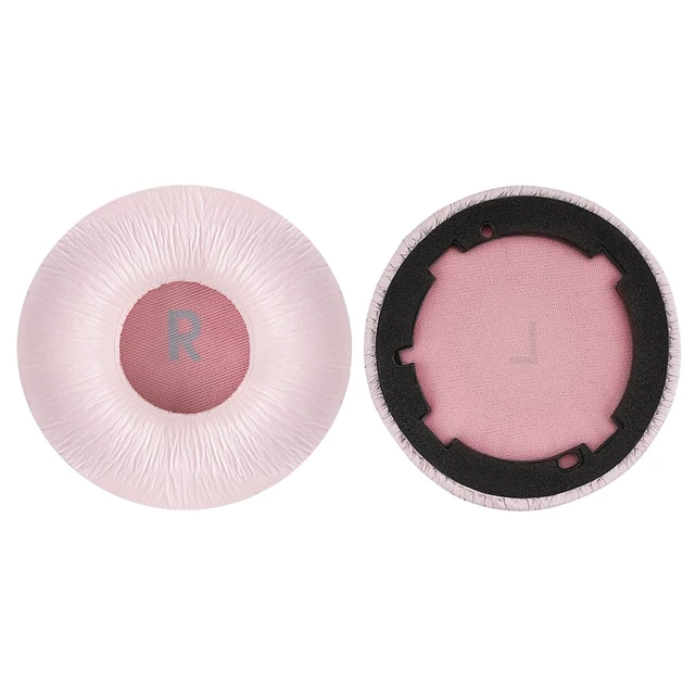 Alt view image 3 of 5 - Geekria NOVA Leatherette Replacement Ear Pads Compatible with JBL Tune 600 (T600BTNC, 600BTNC)/ 660 (T660NC, 660NC)/ 670 (T670NC, 670NC) Headphones Ear Cushions, Repair Parts (Pink)