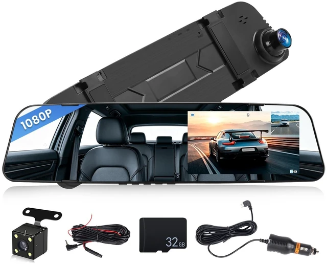 Main image of Mirror Dash Cam Front and Rear 1080p Full View 4.5" Camera