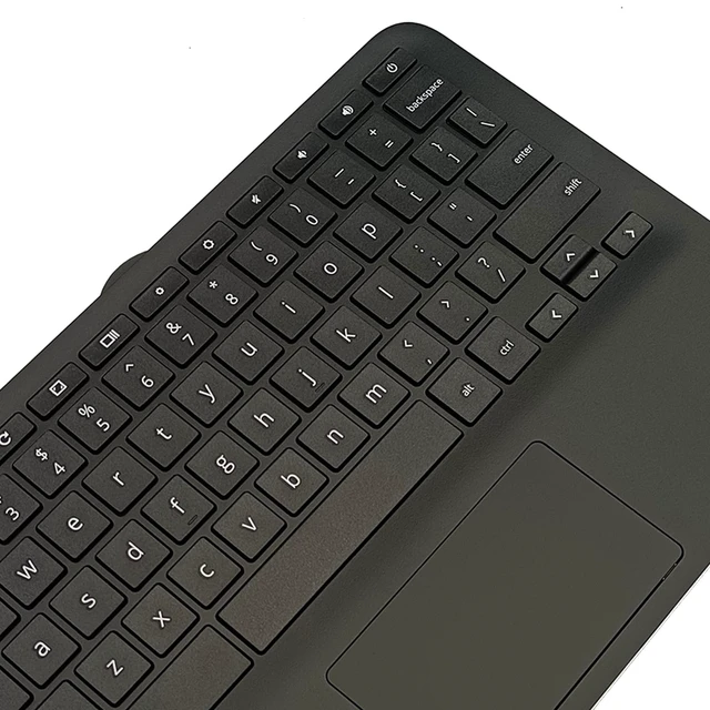 Alt view image 5 of 5 - L99855-001 Replacement for HP Chromebook 11A-NB0013DX 11A-NB0047NR NB Laptop Upper case Palmrest Assembly with US Keyboard and Touchpad