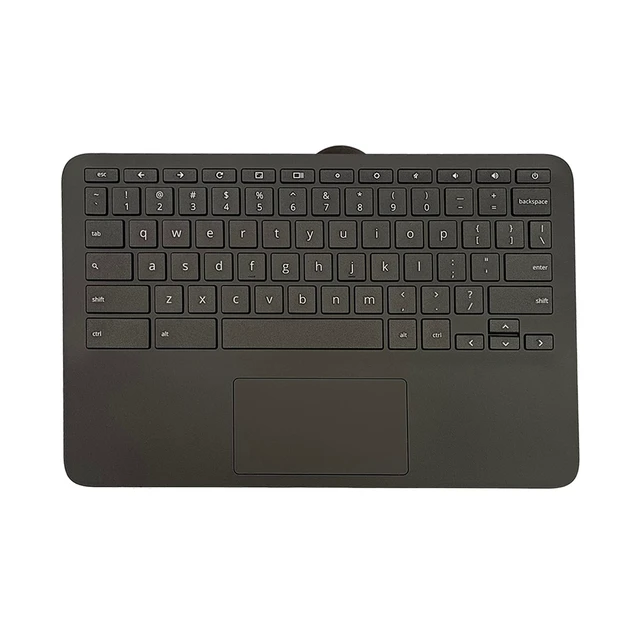 Alt view image 2 of 5 - L99855-001 Replacement for HP Chromebook 11A-NB0013DX 11A-NB0047NR NB Laptop Upper case Palmrest Assembly with US Keyboard and Touchpad