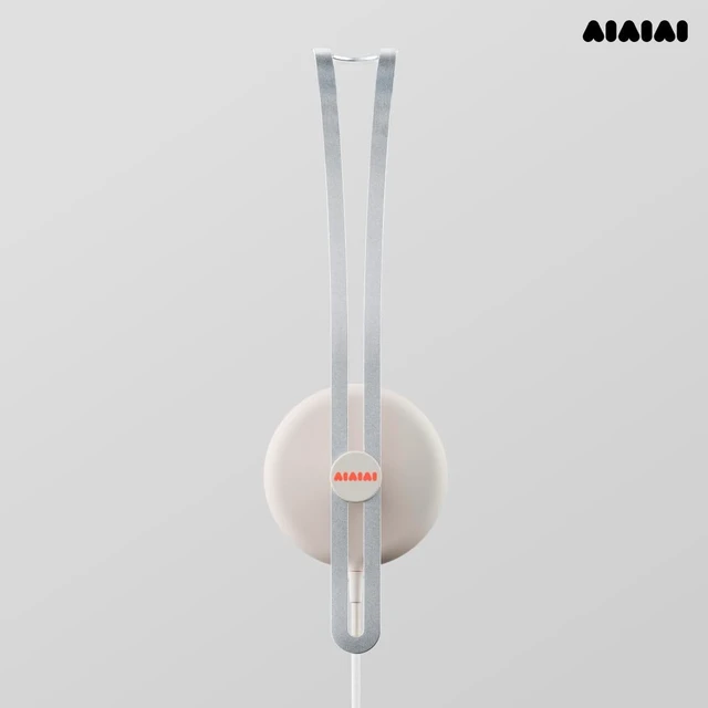Alt view image 2 of 5 - AIAIAI Tracks White USB-C Wired On-Ear Headphones with Mic, Tight Bass