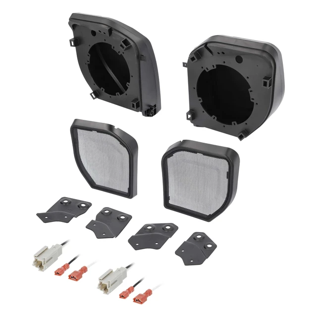 Alt view image 3 of 5 - Metra Ford Bronco Rear Speaker Pods for 2021-Up, Black