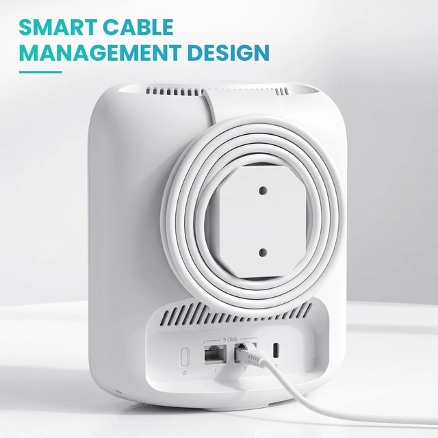 Alt view image 3 of 5 - Wall Mount Holder for eero Pro 7 Router Mesh Wi-Fi System No Messy Wires, Space-Saving Outlet Wall Mount Holder for eero 7Pro Extender, Stand Bracket for eero Pro 73 Pack