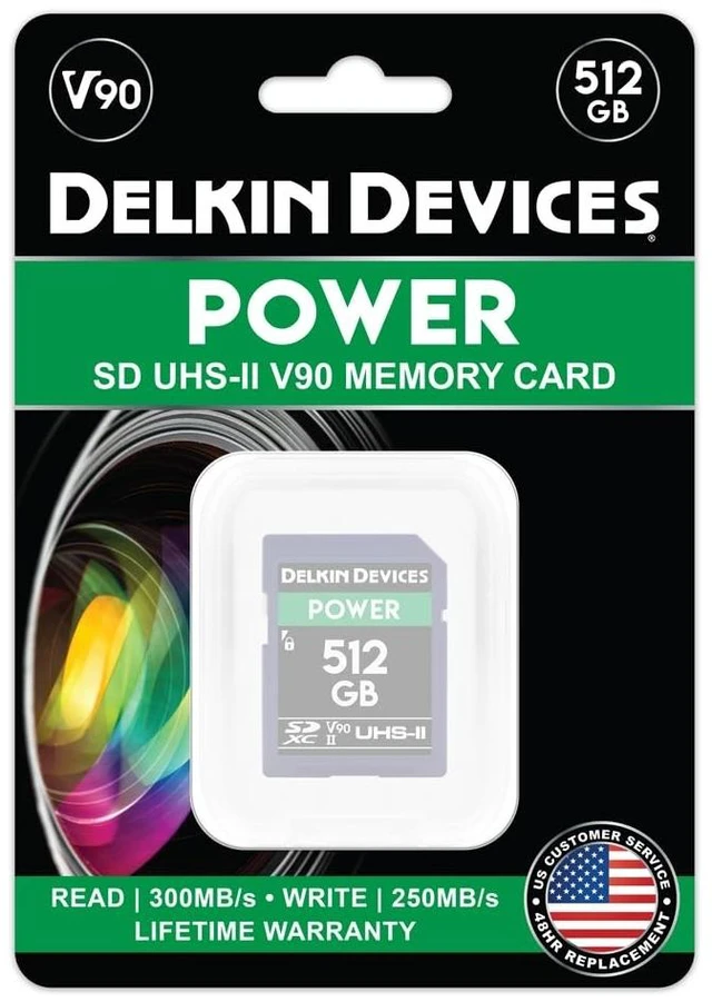 Alt view image 2 of 3 - Delkin Devices DELKIN SD Power V90 UHS-II 512GB MemoryCard