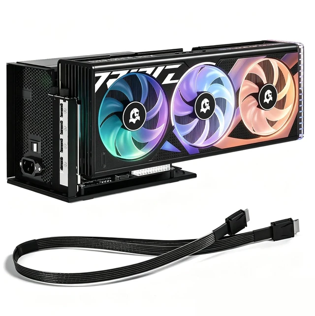 Main image of UTLGAMENG OCuLink eGPU Dock, PCIe 4.0 x4 64Gbps, ATX External GPU Enclosure