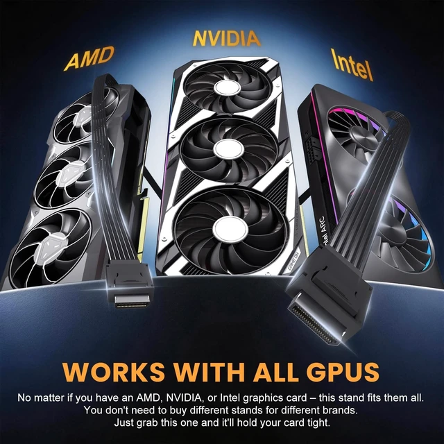 Alt view image 5 of 5 - UTLGAMENG OCuLink eGPU Dock, PCIe 4.0 x4 64Gbps, ATX External GPU Enclosure