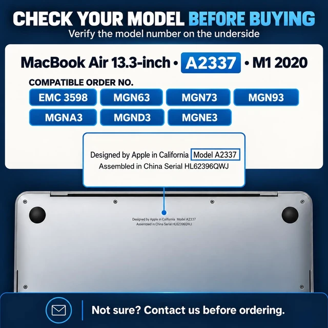 Alt view image 2 of 5 - A2337 Screen Replacement for MacBook Air 13 inch M1 2020 Full LCD-Silver