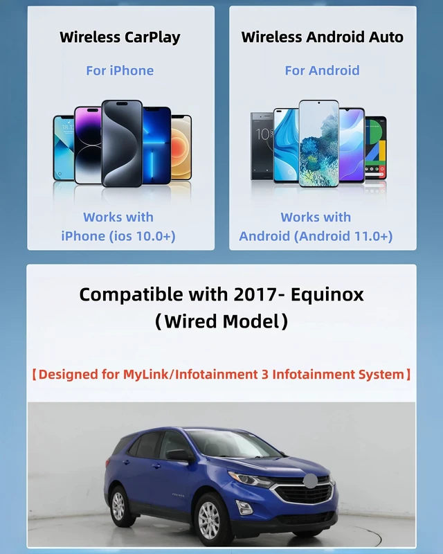Alt view image 3 of 5 - Lugzix Compatible with 2017- EquinoxWired Model Wireless Adapter
