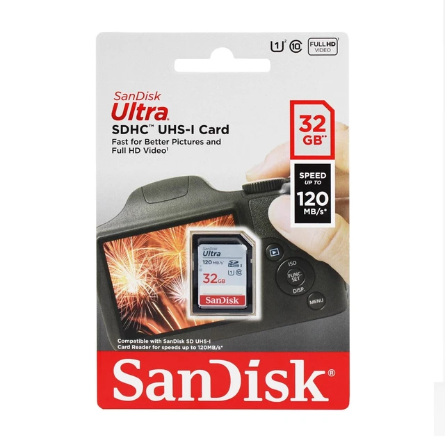 Alt view image 2 of 5 - Sandisk Ultra SDHC 32GB 80MB/S C10 Flash Memory Card (SDSDUNC-032G-AN6IN)