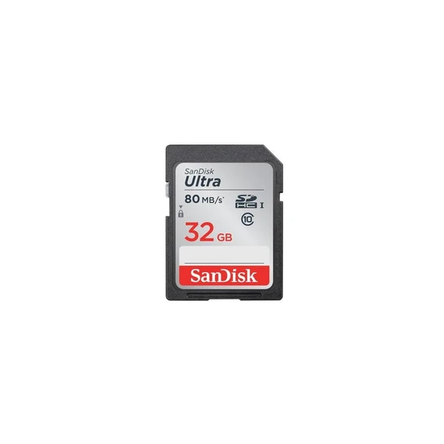 Alt view image 4 of 5 - Sandisk Ultra SDHC 32GB 80MB/S C10 Flash Memory Card (SDSDUNC-032G-AN6IN)