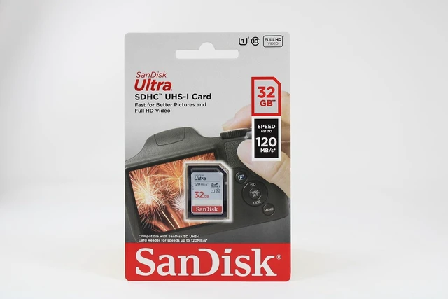 Alt view image 5 of 5 - Sandisk Ultra SDHC 32GB 80MB/S C10 Flash Memory Card (SDSDUNC-032G-AN6IN)