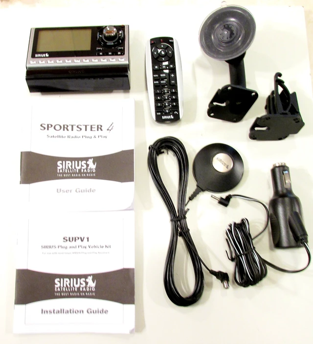 Alt view image 2 of 2 - SIRIUS Sportster 4 Satellite Radio Receiver with Car Kit