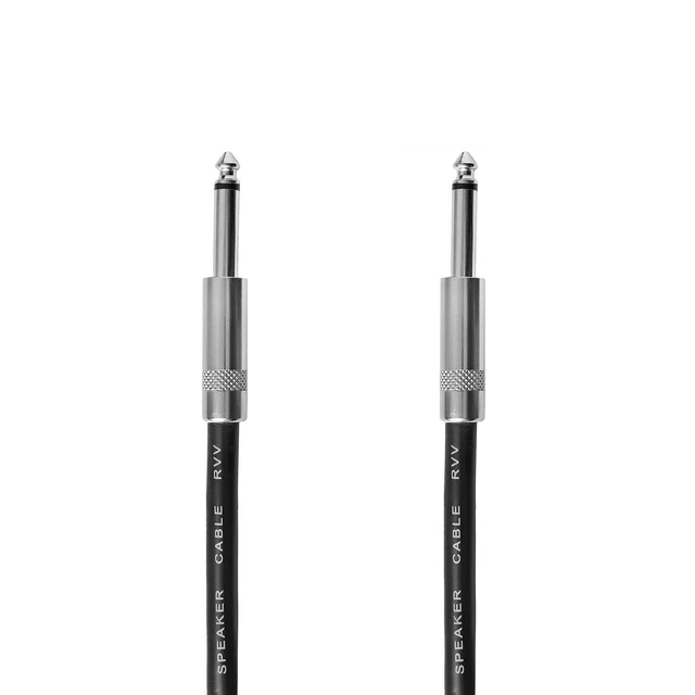 Alt view image 3 of 5 - Yoico 2Pcs 50ft 12AWG 1/4" TS Cable Heavy Duty Audio Amplifier Speaker Cord