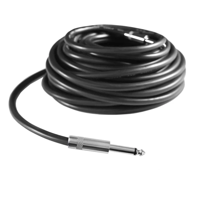 Alt view image 5 of 5 - Yoico 2Pcs 50ft 12AWG 1/4" TS Cable Heavy Duty Audio Amplifier Speaker Cord