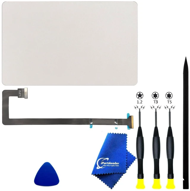 Main image of iPartsleader A3449 Trackpad Replacement for MacBook Air (Retina,13-inch,M5,2026) Force Touch Touchpad with Cable 821-04848-A EMC 8877 (Starlight)