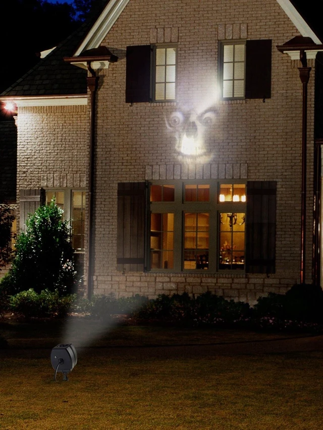 Main image of Halloween Outdoor Animated Skulls Projection Light