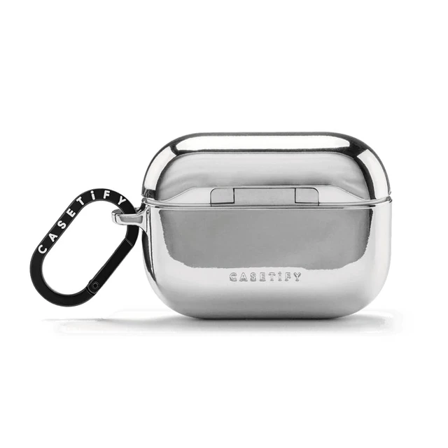 Alt view image 3 of 3 - CASETiFY Mirror Case for AirPods Pro 1/2 - Silver