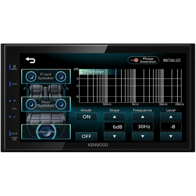Alt view image 5 of 5 - KENWOOD DMX115BT Double Din Car Stereo (45W x 4-Ch), 6.8" Touchscreen Display, Head Unit with Dual Bluetooth Connectivity, USB, A/V, & AM/FM Radio, Sleek Multimedia Player with USB Mirroring