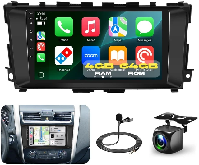 Main image of 4+64GB Car Stereo for Nissan Altima 2013-2018 with Wireless CarPlay