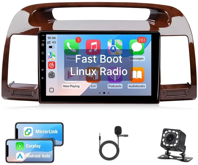 Main image of Linux Car Radio for Toyota Camry 2002-2006 Leadfan Fast Boot Stereo