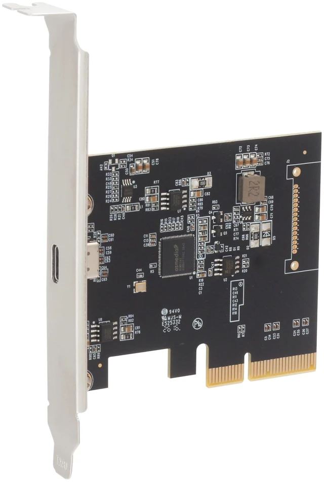 Alt view image 5 of 5 - PCIe x4 to USB C 3.2 Gen2 Card, 20Gbps Type-C Expansion Card, ASM3242 Chipset, USB-C 20G Port for PC Desktop, No External Power Required