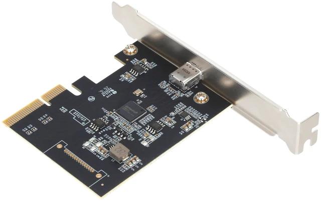 Alt view image 4 of 5 - PCIe x4 to USB C 3.2 Gen2 Card, 20Gbps Type-C Expansion Card, ASM3242 Chipset, USB-C 20G Port for PC Desktop, No External Power Required