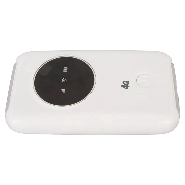 Alt view image 4 of 5 - Dioche 4G LTE USB WiFi Modem 150Mbps Unlocked Portable WiFi Router with SIM Card Slot 3200mAh Battery for Travel Business Outdoor White 3.9x2.4x0.6in The Product is only Compatible with the