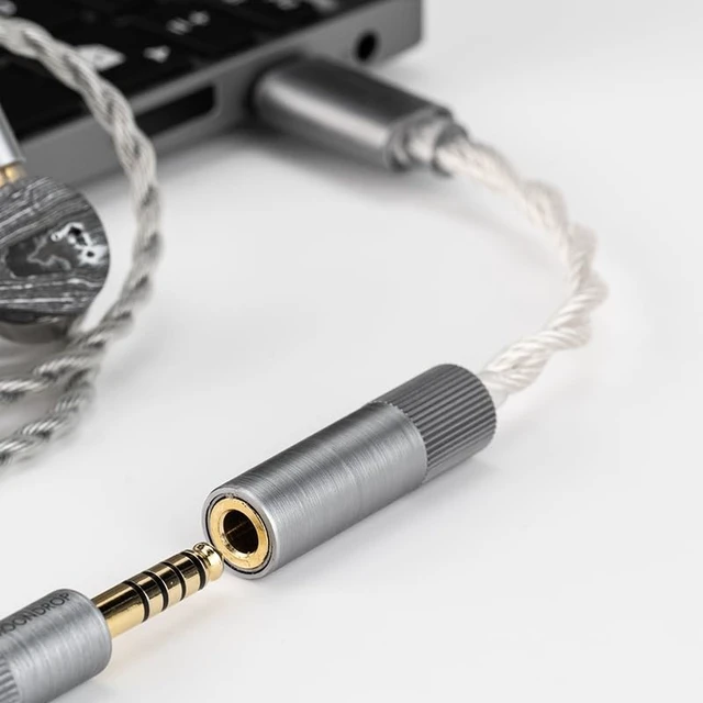 Alt view image 3 of 5 - Moondrop Echo-B 32Bit/384kHz Portable USB Type-C to Headphone DAC/AMP with 4.4mm Full Balanced Jack Adapter
