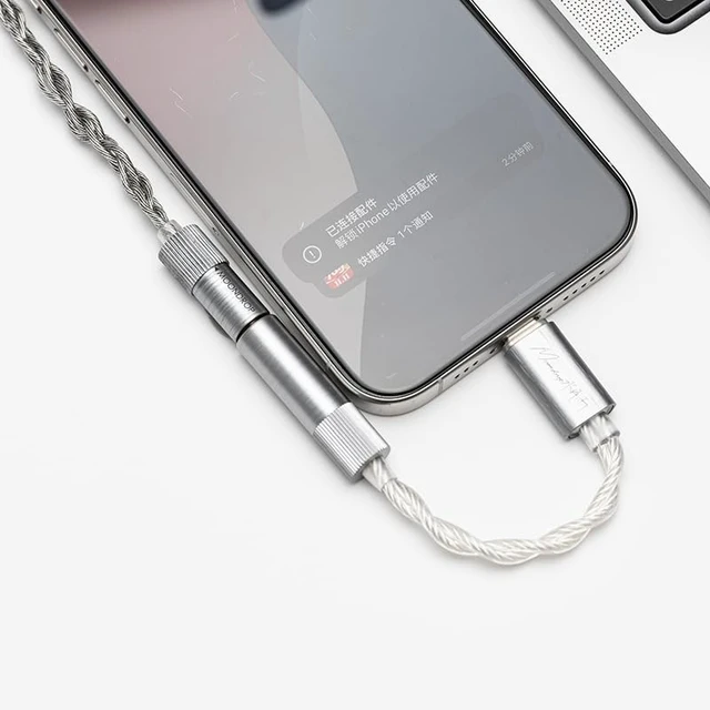 Alt view image 5 of 5 - Moondrop Echo-B 32Bit/384kHz Portable USB Type-C to Headphone DAC/AMP with 4.4mm Full Balanced Jack Adapter