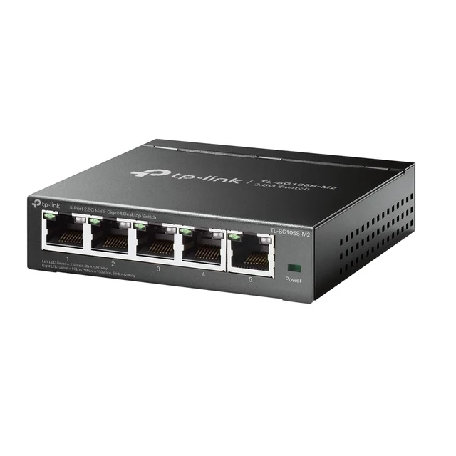 Alt view image 2 of 5 - TP-Link TL-SG105S-M2, 5 Port Multi-Gigabit 2.5G Unmanaged Ethernet Switch