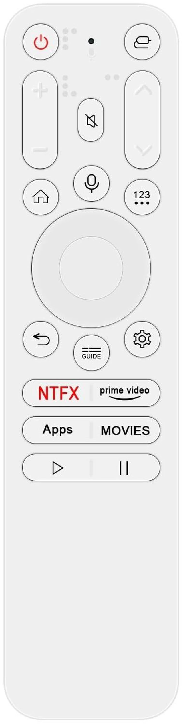 Main image of AKB76044412 WR23GA Replacement Voice Remote Compatible with LG Smart TV
