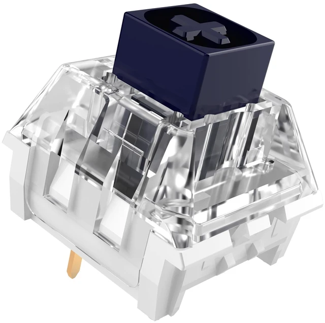 Main image of Kailh Box Navy Switches for Mechanical Gaming Keyboard,3-Pin 60gf Clicky/Factory Lubed/IP56 Dust&Waterproof Switches(Kailh Box Navy,90Pcs)