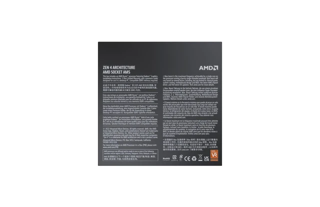 Alt view image 5 of 5 - AMD Ryzen 7 7700 8-Core, 16-Thread Unlocked Desktop Processor