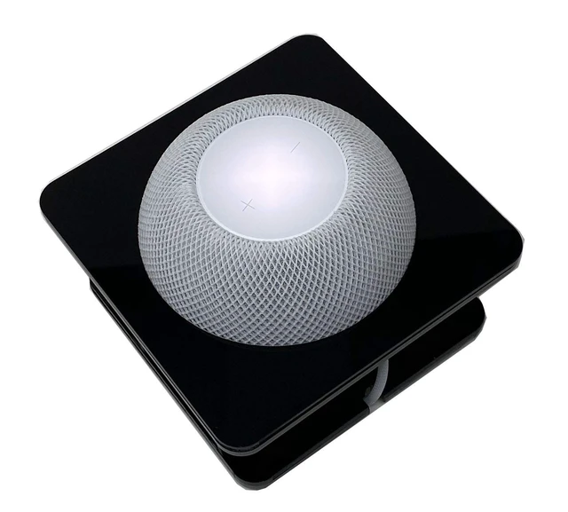 Main image of TABcare Anti-Theft Security Acrylic 75x75mm VESA Case for HomePod Mini with Wall Mount Kit (Black)