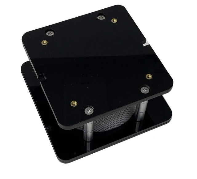Alt view image 3 of 5 - TABcare Anti-Theft Security Acrylic 75x75mm VESA Case for HomePod Mini with Wall Mount Kit (Black)