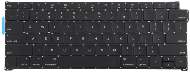 Main image of Willhom Keyboard Replacement for MacBook Air 13-Inch Late 2018 to 2019 Model A1932 US Layout