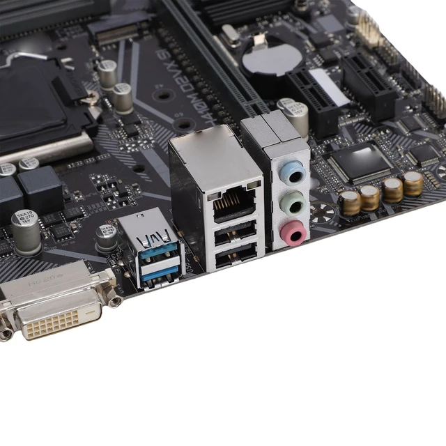 Alt view image 5 of 5 - Tangxi H410M D2VX SI Computer Motherboard, M ATX Desktop Motherboard with 2 DDR4 DIMM Slots for LGA 1200 10th Gen CPU, Support 2933 2666 2400 2133MHz, VGA DVI Output