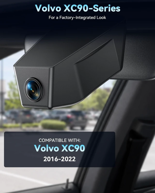 Alt view image 2 of 5 - OVAMAN OEM-Fit 4K Dash Cam for Volvo XC90 2016-2022, 64GB