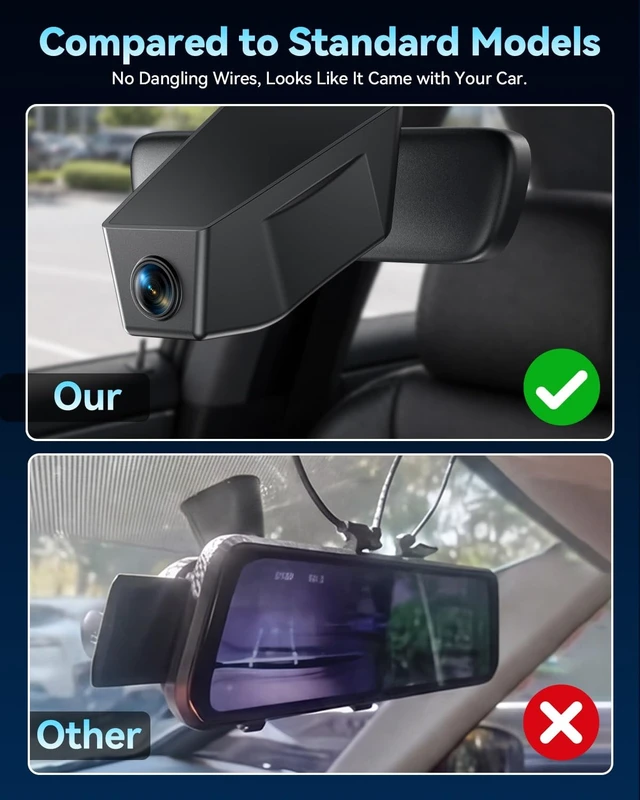 Alt view image 4 of 5 - OVAMAN OEM-Fit 4K Dash Cam for Volvo XC90 2016-2022, 64GB