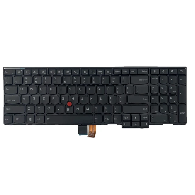 Alt view image 2 of 5 - Laptop Keyboard for Lenovo Thinkpad Edge E531 E540 L540 T540P T550 T560 P50S US Layout Replacement Backlit Black