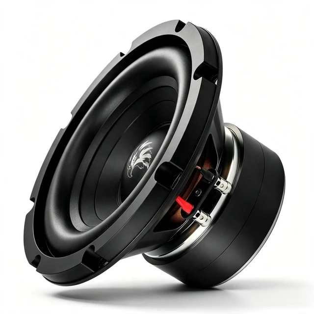 Main image of TANVSO TwinForce Bass Series 8 Subwoofer, 1500W Peak 4 Ohm 8 Inch Car Subwoofer, Dual Magnet 8 Inch Woofer with High-Excursion Cone and Binding Post Terminals, Single