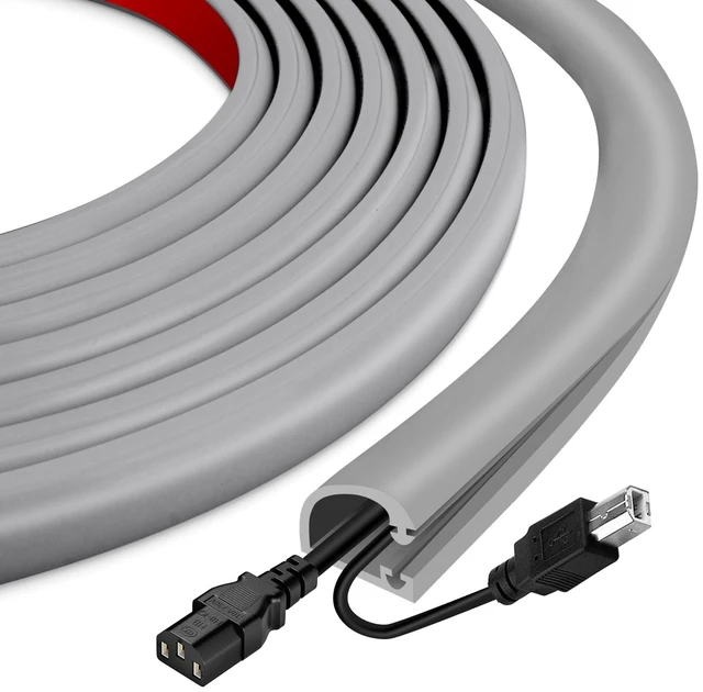 Main image of EYAYEN Silicone Cord Covers for Wires on Wall Cord Hider Self-Adhesive