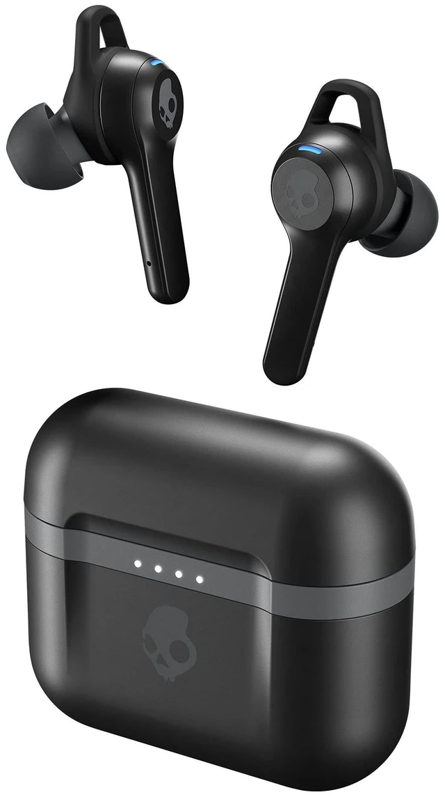 Main image of Skullcandy Indy Evo in-Ear Wireless Earbuds, 30 Hr Battery, Microphone, Works with iPhone Android and Bluetooth Devices - Black