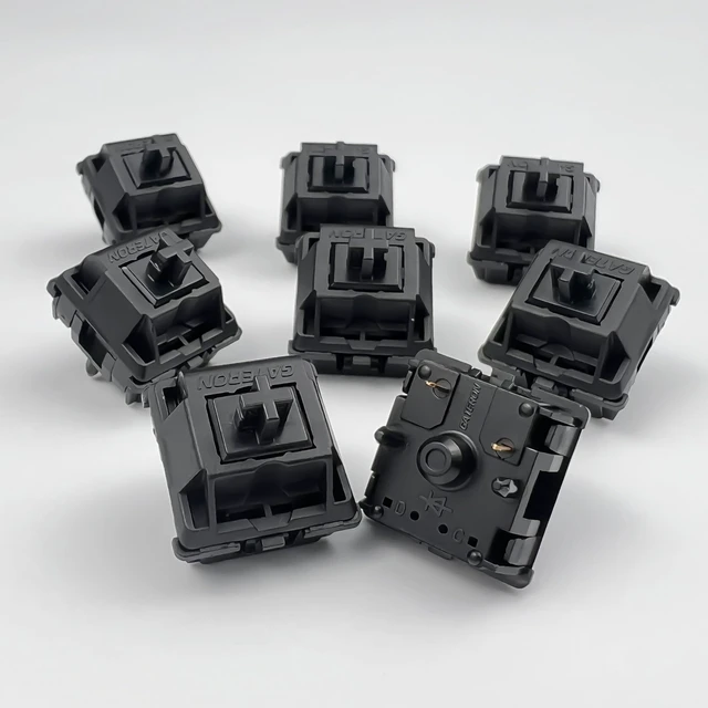 Alt view image 4 of 5 - Gateron Oil King V2 Switches Pre-Lubed Linear Keyboard Switches,90 Pcs
