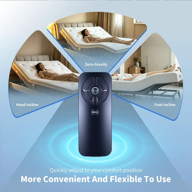 Alt view image 4 of 5 - RF368B RF399A Remote Control for Ease Ergo 2.0/3.0/4.0 Adjustable Bed Base