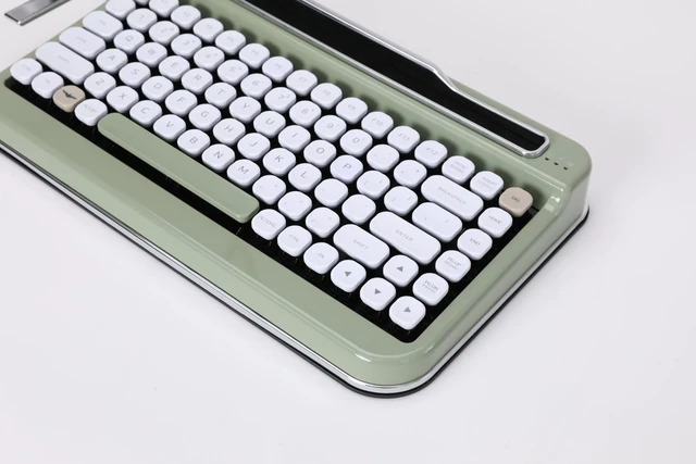 Alt view image 4 of 4 - Penna Bluetooth Keyboard with White Dia Keycap(US Language, F 1.1V) (Olive Green, Cherry MX Red)