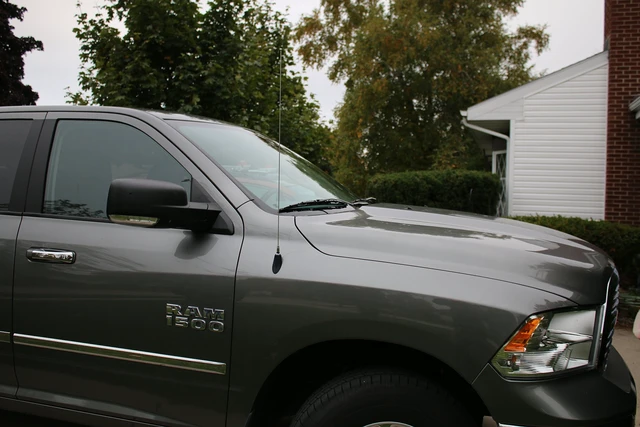 Alt view image 5 of 5 - Votex - 31 Inch Stainless Antenna Mast fits Ford F-150, F-250, F-350, F-450, F-550, F-600, F-650 ^^ ^^ Dodge Ram 1500, 2500, 3500
